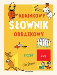 Dzięki tej książce: ·nauczysz się liczb, miar i różnych figur geometrycznych; ·będziesz wyciągać wnioski, porównywać elementy i rozwiązywać zadania; ·poznasz nowe słowa i rymowanki. Ten zabawny słownik obrazkowy przedstawia pojęcia liczb, miar i ilości w sposób humorystyczny i konkretny, a na dodatek w towarzystwie sympatycznych postaci ze świata Muminków. Oto pierwsza książka do nauki matematyki, pełna kolorowych ilustracji i radości odkrywania! Oryginalne rysunki autorstwa Tove Jansson sprawiają, że książeczka obrazkowa doskonale wzbogaci dziecięcą biblioteczkę. Tove Jansson (1914–2001) marzyła, by zostać latarnikiem, a stała się znaną na całym świecie pisarką, malarką, ilustratorką i rysowniczką komiksów. Zadebiutowała jako graficzka prasowa w 1928 roku – miała wtedy niespełna 14 lat. Studiowała malarstwo w Sztokholmie, Helsinkach i Paryżu.