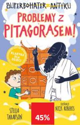 Pełne humoru i przygód wprowadzenie do mitów greckich, opowieść o chłopcu, który sprawdza na własnej skórze, jak to jest być bohaterem. Tom 4 Problemy z Pitagorasem. Tim wpadł w tarapaty. Nie radzi sobie z matematyką, a do tego naraził się Herkulesowi Tim nie ma pojęcia, jak zwracać się do nowego chłopaka swojej mamy Larry czy Pan Green? Nie wie, czy dobry ojciec ma być po prostu silny, jak chciałby Herkules, czy mądry i inteligentny? I jakie zadanie ma przed sobą Pan Green?