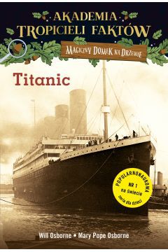 Magiczny domek na drzewie. Akademia Tropicieli Faktów. Titanic to kolejna książka Mary Pope Osborne i Willa Osborne\'a. Tym razem ciekawskie dzieci Ania i Jacek dowiedzą się więcej na temat związany ze statkiem o nazwie Titanic, którego historia skrywa wiele tajemnic i do dziś wzbudza zainteresowanie.

Magiczny domek na drzewie. Akademia tropicieli faktów to seria, w której razem z rodzeństwem Anią i Jackiem odwiedzamy ciekawe miejsca oraz czasy. Dzieciaki zyskały możliwość podróży dzięki magicznemu opuszczonemu domkowi w lesie - po wypowiedzeniu zaklęcia przenosi on w miejsce, do którego dzieci chcą się dostać.

Tym razem Ania i Jacek dowiedzą się więcej na temat Titanica, którego historia po ponad stu latach od zatonięcia wciąż wzbudza zainteresowanie, a odkrywanie jego tajemnic pobudza ciekawość zainteresowanych. Dzieci poznają wiele fascynujących rzeczy na temat statku i jego historii. Jaka jest różnica pomiędzy Titanikiem a innymi statkami? Kto należał do jego pasażerów? Jakie były powody zatonięcia Titanica? Ile osób uratowano i dlaczego tylko tyle? Na te i inne pytania poznamy odpowiedź dzięki lekturze książki.