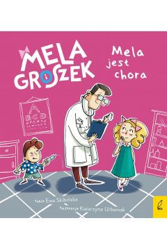 Mela kaszle i kapie jej z nosa. Jest nieszczęśliwa, nie ma apetytu, boli ją głowa. Okazuje się, że Mela musi iść do lekarza. Gdzie? Do tego siedliska zarazków? Co na to wszystko lekarz? I czy Meli uda się wyzdrowieć pod opieką rodziców? Jedno jest pewne - Groszek jest szczęśliwy, że siostra zostanie w domu i w końcu będzie miała czas się z nim bawić!