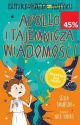 Pełne humoru i przygód wprowadzenie do mitów greckich, opowieść o chłopcu, który sprawdza na własnej skórze, jak to jest być bohaterem.
Dlaczego postać Tima znajduje się na zdobieniach starożytnej wazy w londyńskim muzeum? Czy Hera planuje go w niej uwięzić? Kiedy? Jak?
Tim potrzebuje kogoś, kto potrafi przewidzieć przyszłość... ale chwila, ten ktoś nie lubi dawać autografów! Jedno jest pewne: gdy na scenę wchodzą wymiotujące punki, lecą na nich owoce granatu i nadciąga tornado motyli, może zapanować chaos!