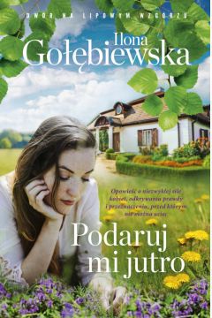 Podaruj mi jutro to nowa ksiażka uwielbianej przez czytelniczki autorki, Ilony Gołębiewskiej.

Aniela Horczyńska, córka profesora Fiodora Horczyńskiego, to malarka, której prace są znane na całym świecie. Gdy jej ojciec umierał przed kilkunastu laty, Aniela przysięgła mu, że zrobi wszystko, żeby rodzinny majątek wrócił do prawowitych właścicieli. Zatem to na jej barkach spoczął ciężar zadbania o rodzinną tradycję i dziedzictwo.

Aniela zmęczona światowym życiem postanawia powrócić do rodzinnego Dworu na Lipowym Wzgórzu. Tam zakłada Akademię Sztuk Anielskich. Jednak nie tak łatwo będzie jej zyskać poparcie innych kobiet z rodziny Horczyńskich.

Życie mieszkańców Lipowego Wzgórza jest pełne humoru, trosk i atrakcji: przyjazd redaktora popularnego programu, poszukiwania zaginionego ukochanego i odkrycie podziemnych korytarzy… Ciebie, jako Czytelnika nie może zabraknąć w tej niezwykłej historii.