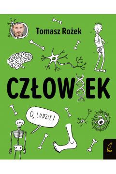 Tomasz Rożek, dziennikarz i popularyzator nauki, tym razem skupie się na człowieku. Ale nie tworzy atlasu anatomicznego czy typowego kompendium wiedzy. Próbuje raczej odpowiedzieć na pytanie: skąd jesteśmy, kim jesteśmy i dokąd zmierzamy? Opowiada zarówno o ewolucji człowieka, czyli przeszłości i teraźniejszości, jaki i o biocybernetyce, czyli o przyszłości.

Fakty zostały przedstawione w bardzo ciekawej a jednocześnie przystępnej dla młodego czytelnika formie. Dzięki czemu nie tylko nie będzie miał problemu z zapamiętaniem nowych informacji, ale przede wszystkim odkryje w sobie dalszą chęć poszukiwania.

Książka zawiera mnóstwo ilustracji, infografik tłumaczących najbardziej skomplikowane zagadnienia oraz przykładów, analogii i ciekawostek oraz propozycji doświadczeń do samodzielnego wykonania.