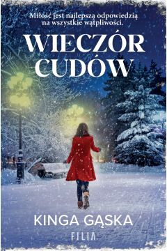 Książka Wieczór cudów autorstwa Kingi Gąski jest świąteczną, pełną ciepła i magicznego klimatu powieścią obyczajową, która nastroi Cię przed Bożym Narodzeniem i wciągnie w wir perypetii bohaterów. Jeśli chcesz poczuć magię świąt zawczasu, to może być strzał w dziesiątkę.

Wszędzie słychać świąteczne kolędy, a mieszkańcy Warszawy szykują się do zbliżających się świąt. Szał poszukiwania prezentów, dekorowania i zakupów przedświątecznych trwa. Adam postanawia wprowadzić porządek w swoim życiu, ale przez przypadek wywraca je do góry nogami. Julia, chociaż obiecywała sobie, że nigdy tego nie zrobi, wyrusza do domu rodzinnego na święta, a Tymon, który jest didżejem, podczas jednej z imprez naraża się wszystkim ludziom wokół. Kolejna ostra impreza jest źródłem wielu nowych problemów w jego życiu.