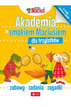 Zadania ze smokiem Maciusiem to seria zeszytów edukacyjnych przeznaczona dla dzieci w wieku przedszkolnym. Dzięki specjalnie dobranym zadaniom dzieci poznają świat, wzbogacają słownictwo, uczą się logicznego myślenia, ćwiczą koncentrację oraz grafomotorykę. Dodatkowo zamieszczone w zeszytach naklejki pozwalają rozwinąć zręczność manualną.